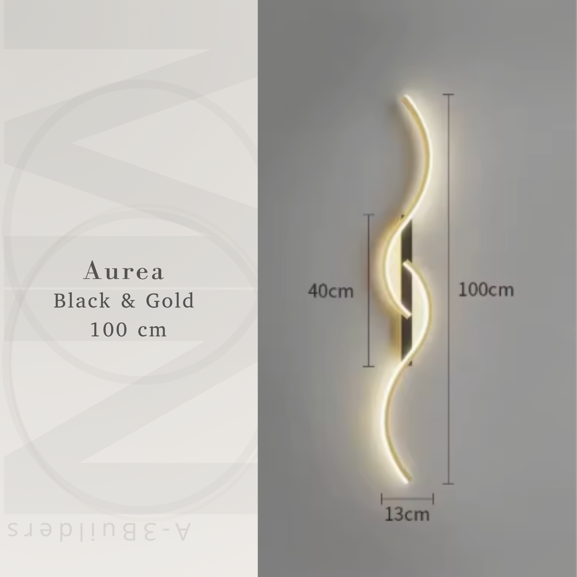 Black-Gold100cm