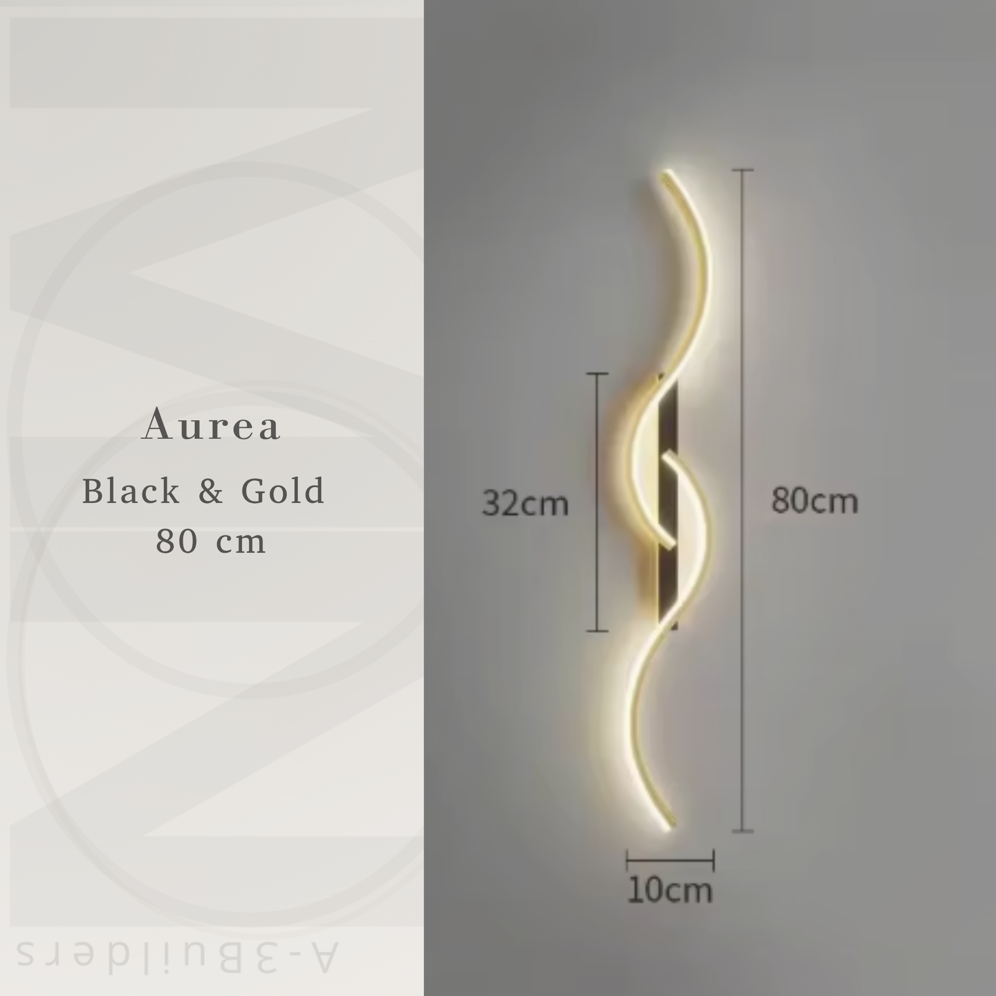 Black-Gold80cm