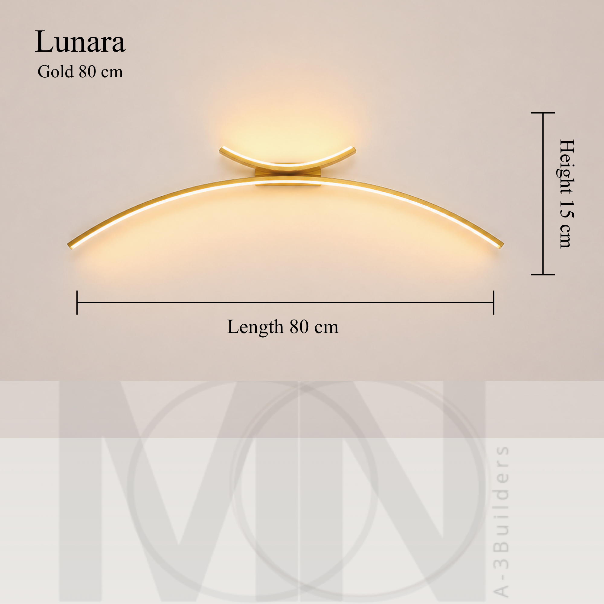 Gold 1pc 80cm